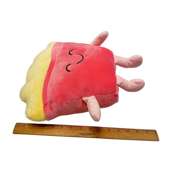 Miniso Life French Fries Plush Pink Yellow 14 inch Food Series w Tag - Picture 7 of 8